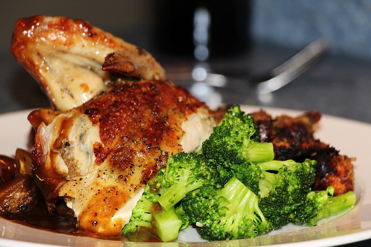 Pollo asado entero